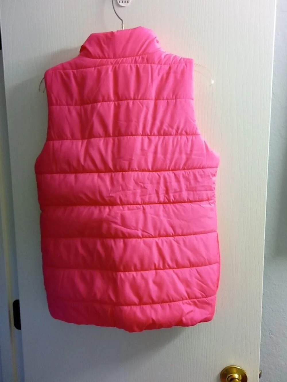 Puma Pink Quilted Puffer Vest - Girls